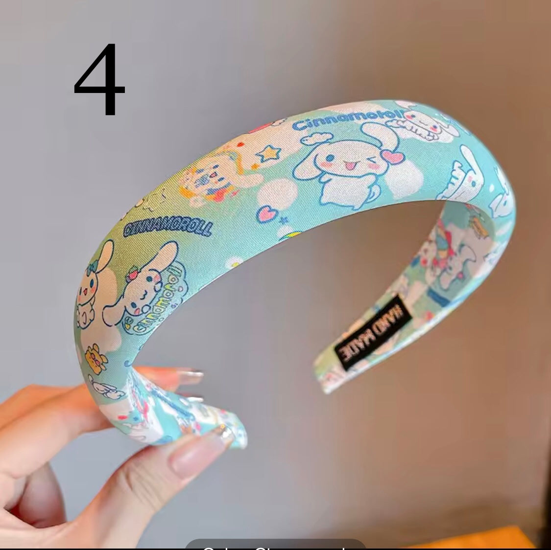 Sanliou Cute Kuromi Headbands for Girls, Non-Slip Headbands for Girls, Bangs, Puzzle Artifact for Gift