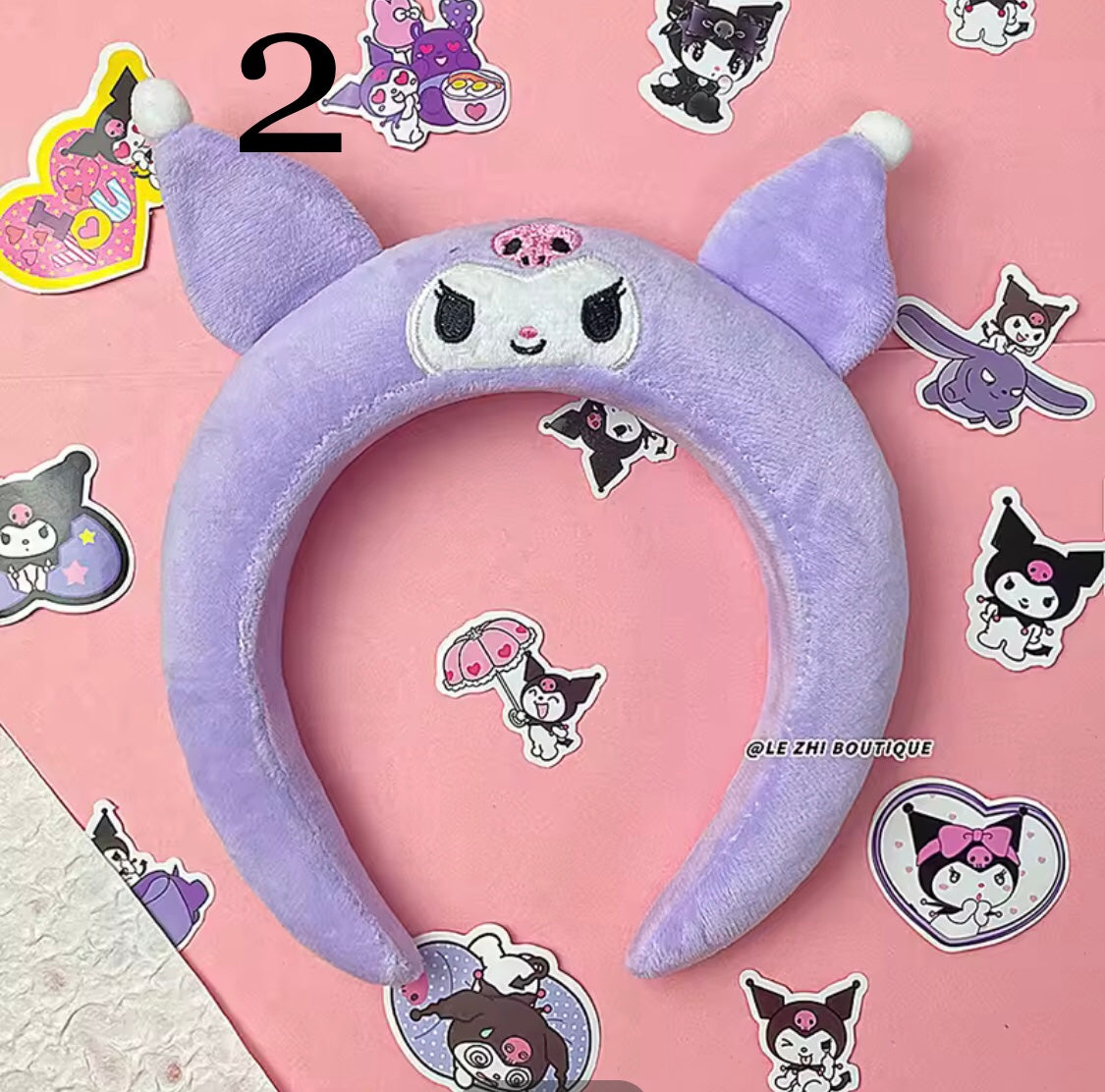 Spa Headband for Face Wash, Hair Accessories, Anime Cartoon Plush Headdress, Gift for Girls, Soft Headband for Face Makeup, Wash, Party, Halloween Christmas.