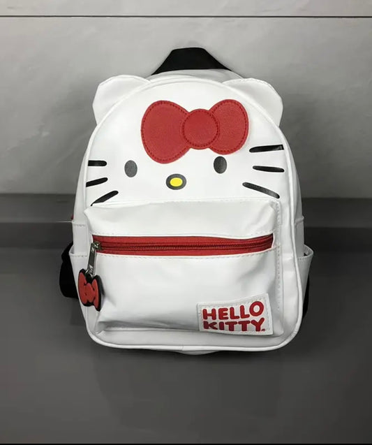 For Hello Kitty Backpack by Sanrio - Roomy Zippered Section - Adjustable Straps for School, Travel, And Everyday Use