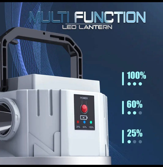 4 pc. Solar Lanterns, Portable Rechargeable LED Camping Lantern with Solar Panel Charger Lights for Tent 2400mAh Flashlight with 4 Lighting Modes, L