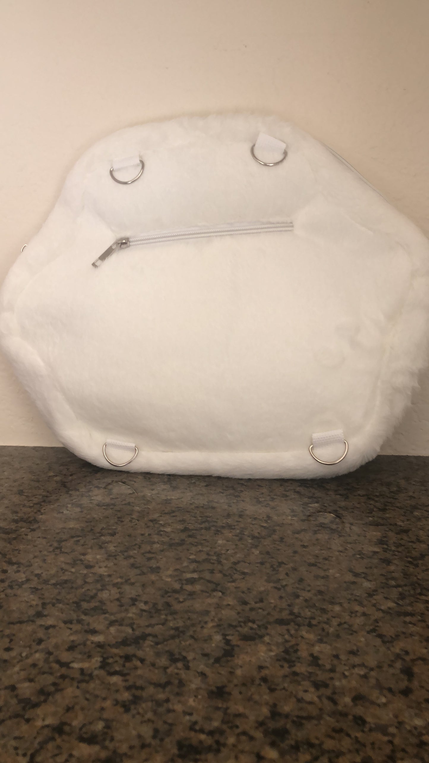 small Cute Kawaii cat paw backpack, plush individual shoulder bag, large capacity crossbody bag, bag and purse for women, Black