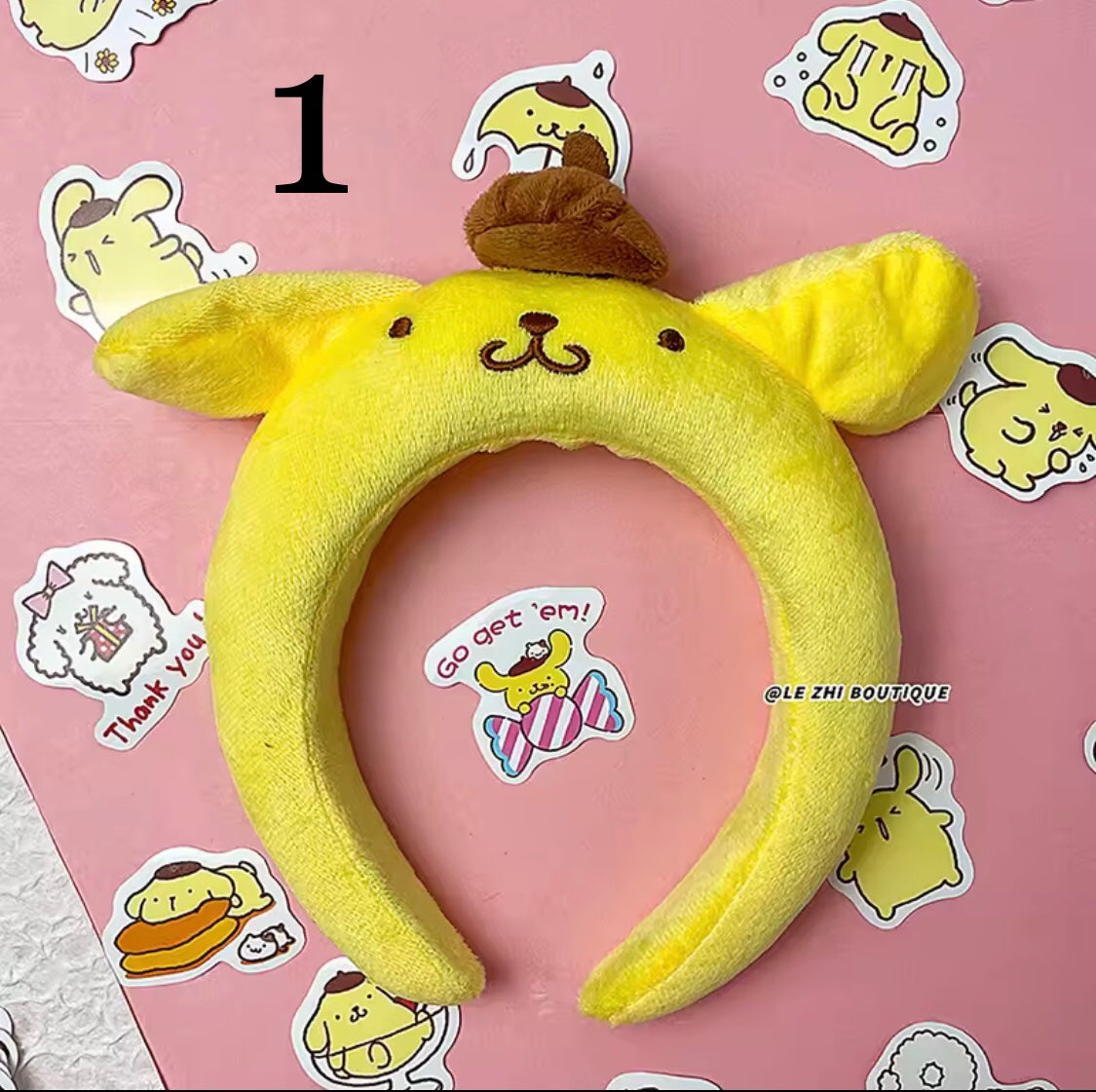 Spa Headband for Face Wash, Hair Accessories, Anime Cartoon Plush Headdress, Gift for Girls, Soft Headband for Face Makeup, Wash, Party, Halloween Christmas.