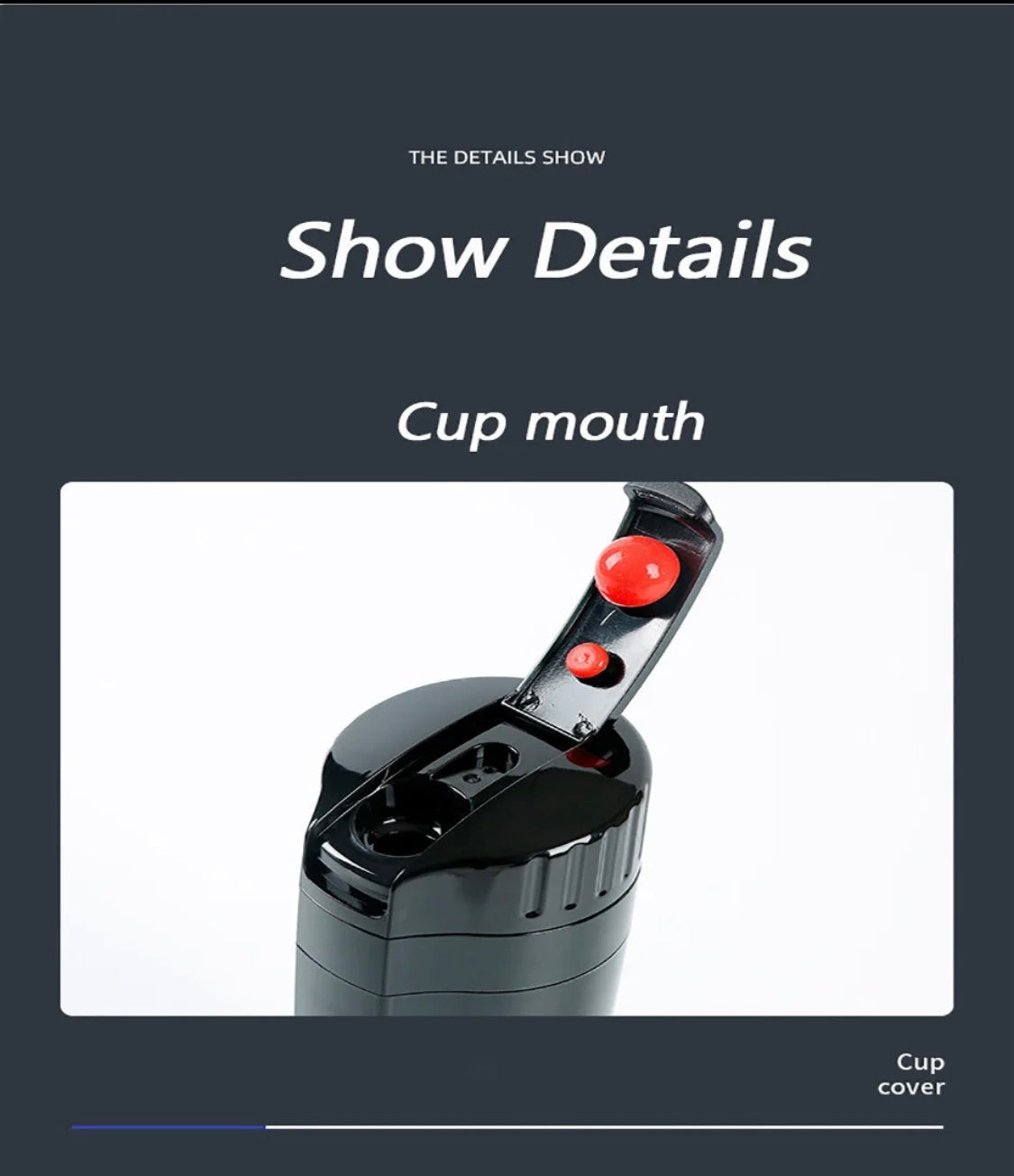 Thermal stainless steel tumbl12 V/24 V, 13.5 fl oz stainless steel heating mug, smart temperature control travel mug, electric kettle for coffee, tea,