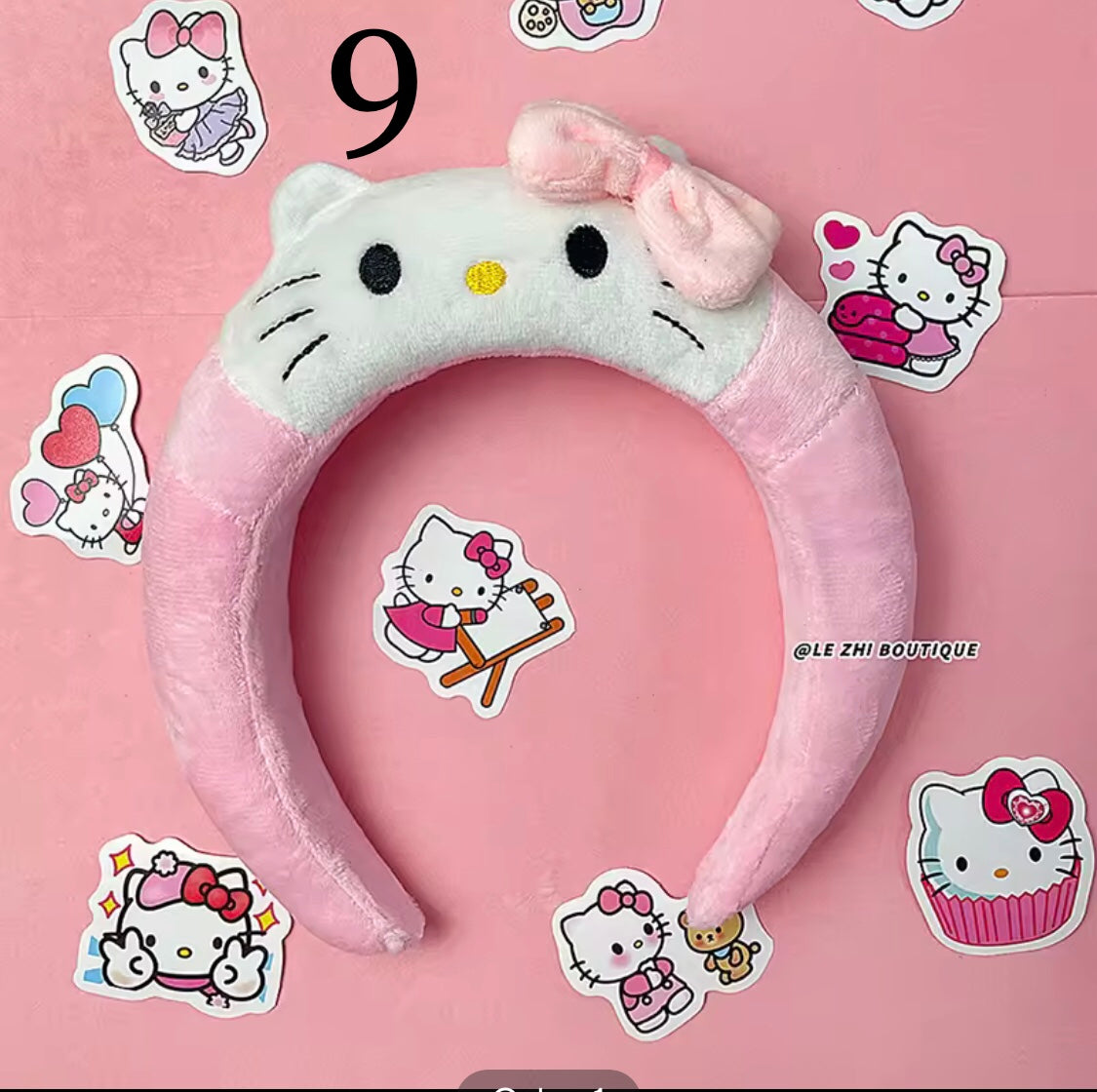 Spa Headband for Face Wash, Hair Accessories, Anime Cartoon Plush Headdress, Gift for Girls, Soft Headband for Face Makeup, Wash, Party, Halloween Christmas.