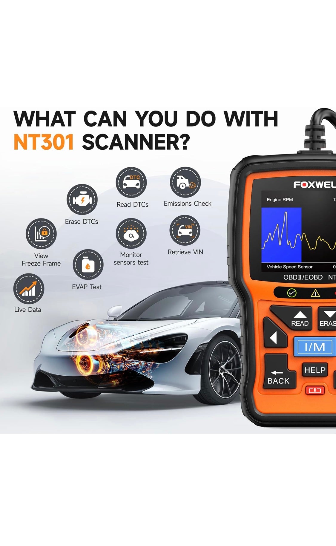 scanner FoXWELL NT301 professional