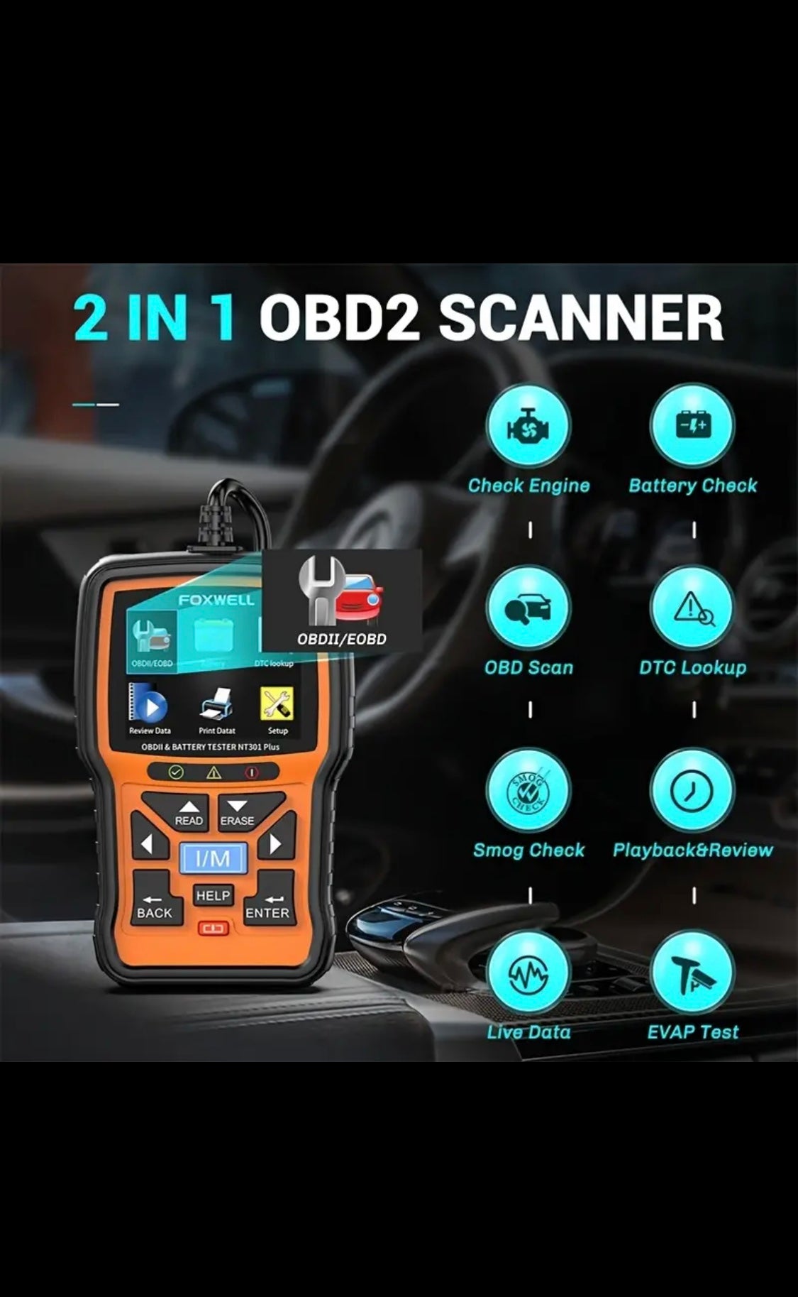 scanner FoXWELL NT301 professional