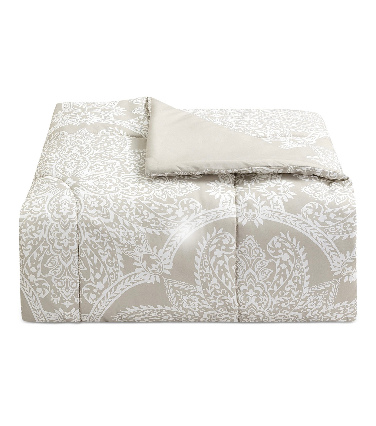 Neutral Damask Comforter set 8pc.
