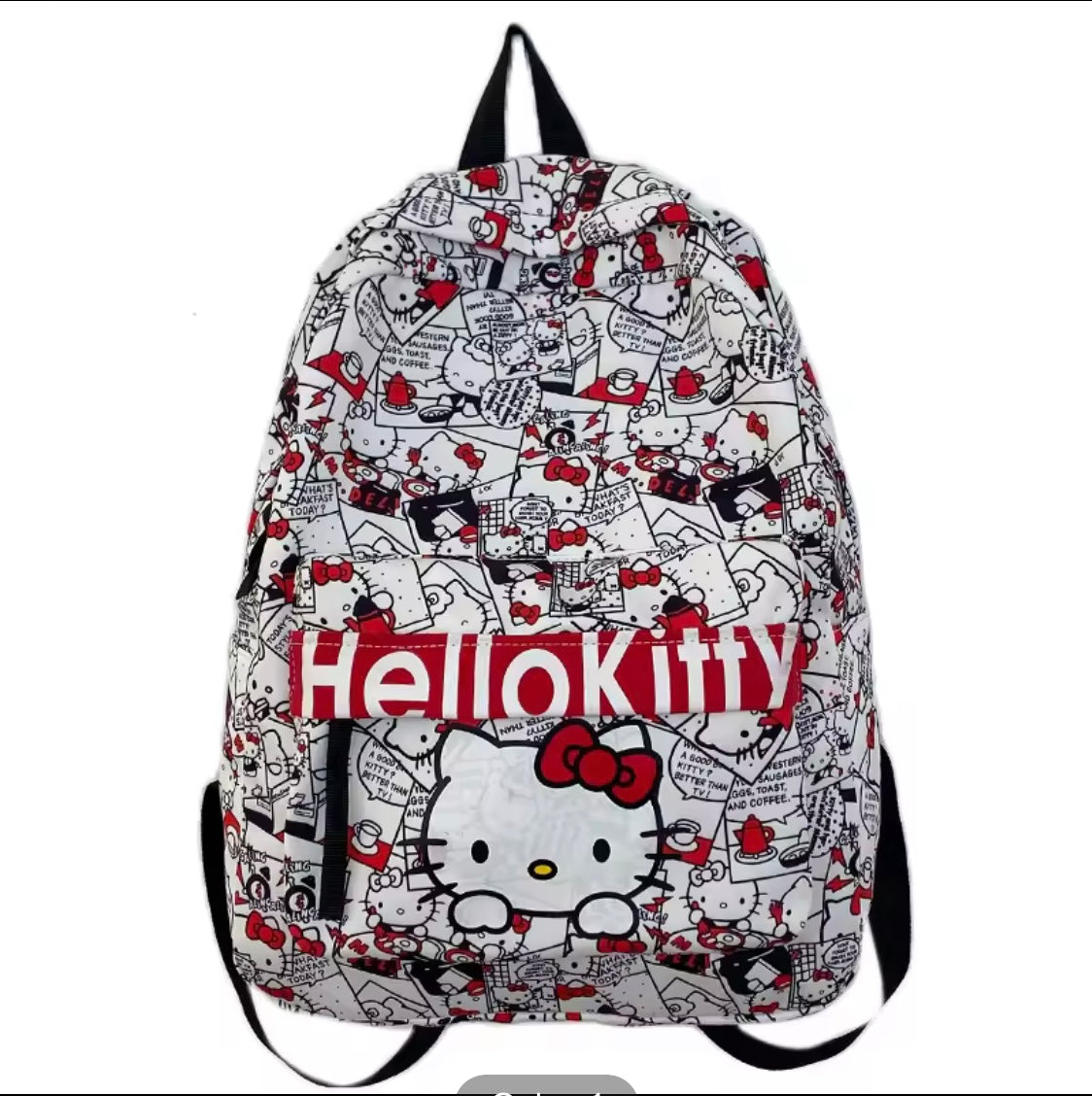 Fashion Sanrio Hello Kitty Backpack, Fashion Cartoon Design, Large Capacity Multifunctional School Backpack, Kawaii Backpack