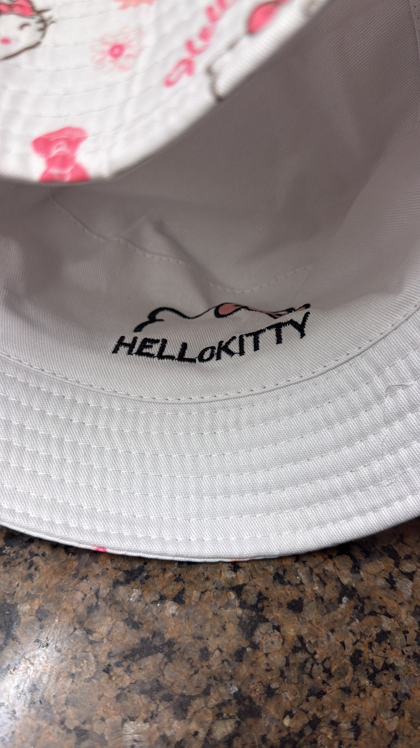 ORIGINAL ONE SIZE LARGE Cute Reversible Bucket Hat Waterproof Windproof Sun Hat Fits Head Size 23" for Camping Hiking Fishing