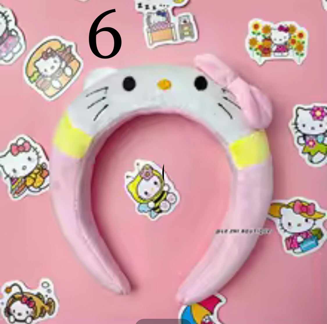 Spa Headband for Face Wash, Hair Accessories, Anime Cartoon Plush Headdress, Gift for Girls, Soft Headband for Face Makeup, Wash, Party, Halloween Christmas.