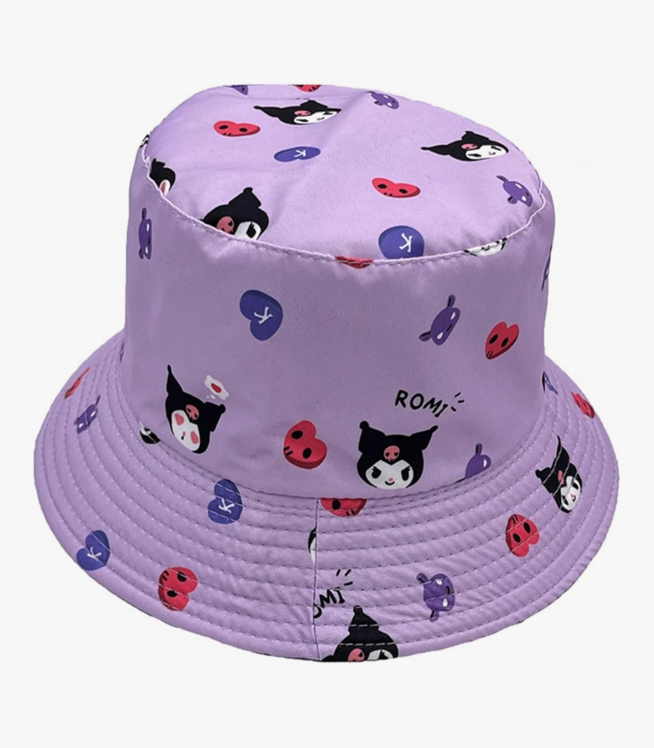 ORIGINAL ONE SIZE LARGE Cute Reversible Bucket Hat Waterproof Windproof Sun Hat Fits Head Size 23" for Camping Hiking Fishing