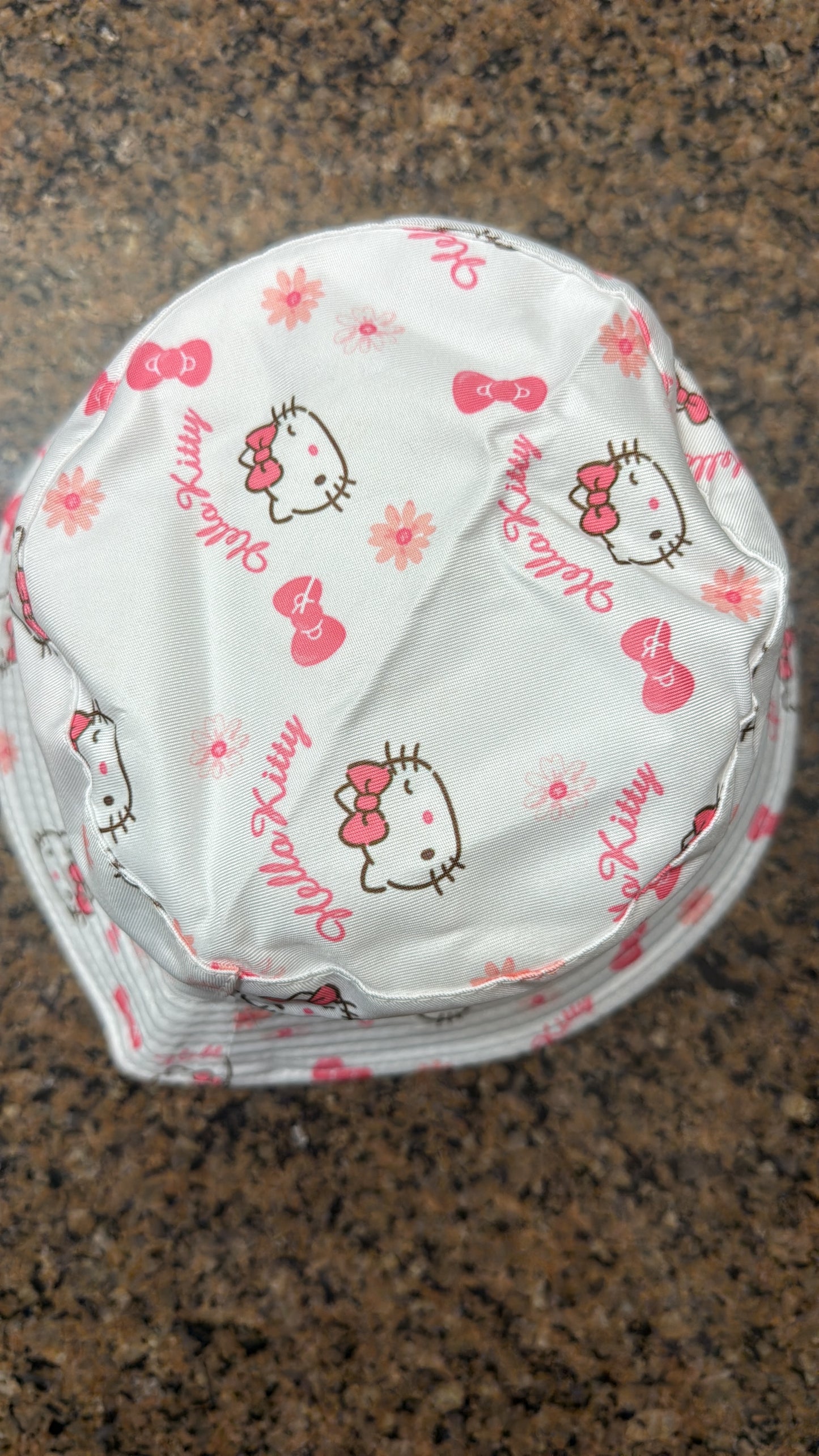 ORIGINAL ONE SIZE LARGE Cute Reversible Bucket Hat Waterproof Windproof Sun Hat Fits Head Size 23" for Camping Hiking Fishing