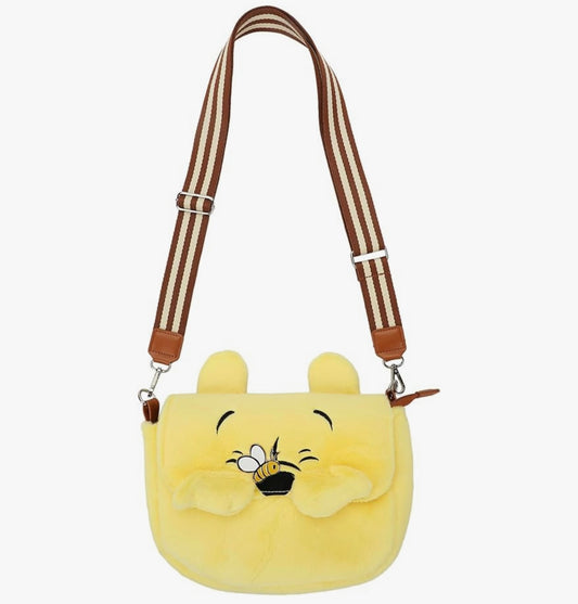 Disney Winnie The Pooh 10 Inch Plush Women's Crossbody Bag ONE SIZE