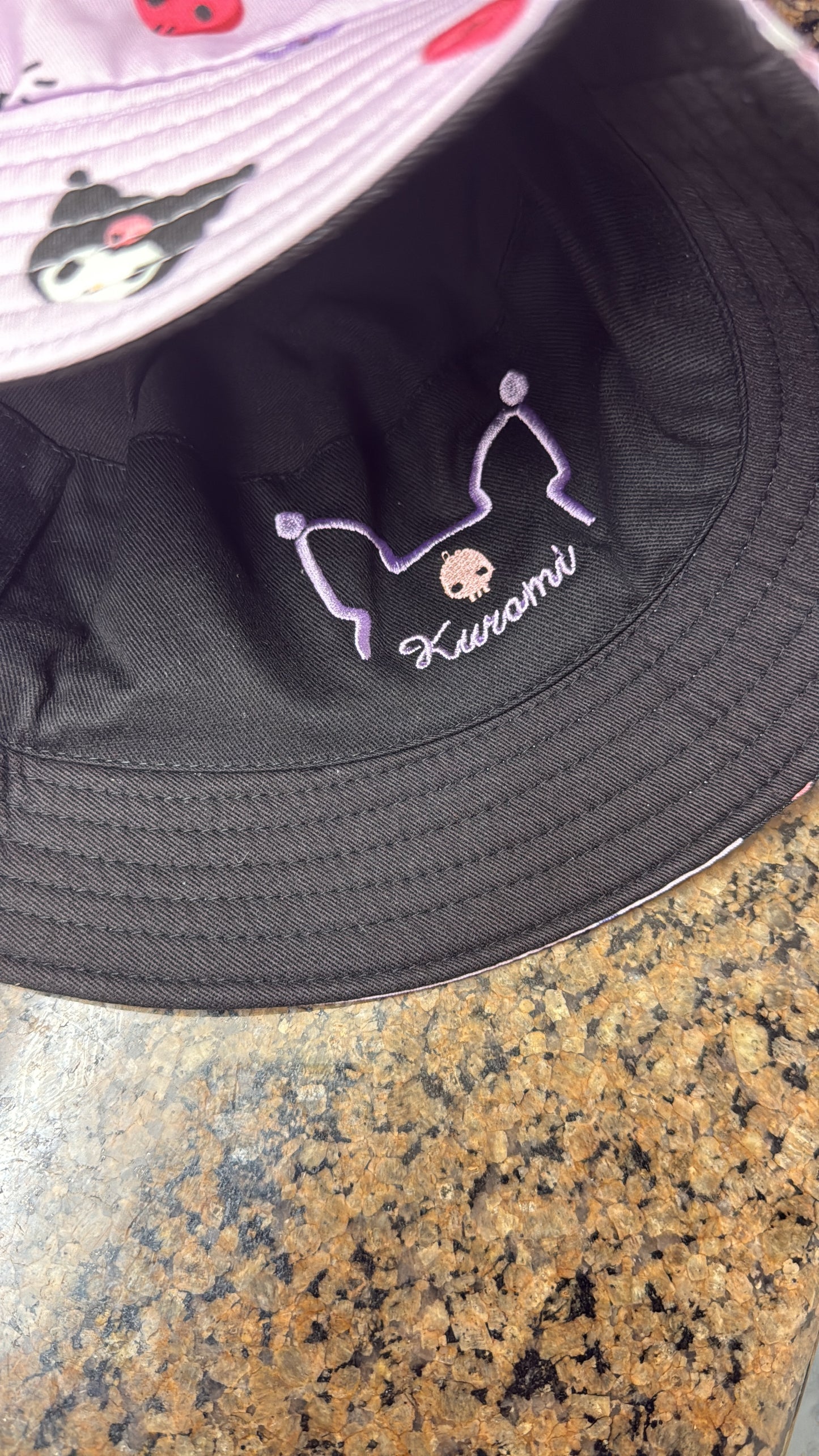 ORIGINAL ONE SIZE LARGE Cute Reversible Bucket Hat Waterproof Windproof Sun Hat Fits Head Size 23" for Camping Hiking Fishing