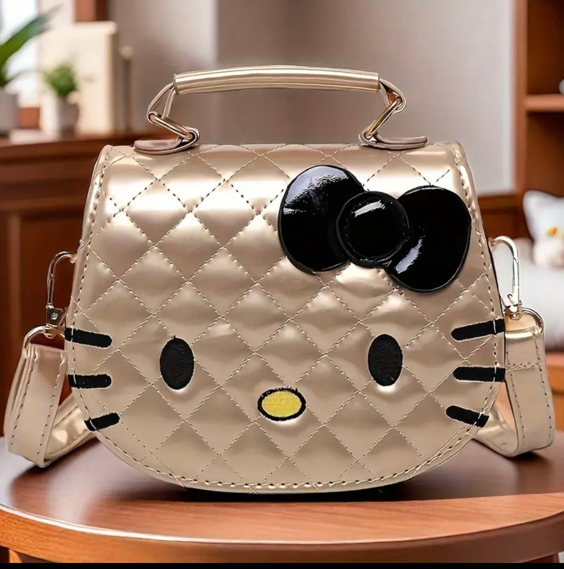Cute Cat Bag | Kawaii Cross Bag for Girls and Women | Adorable Kitten Wallet Bag, PINK