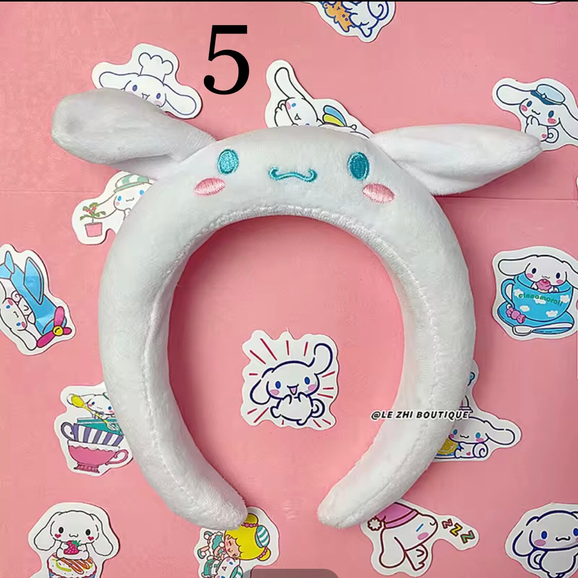 Spa Headband for Face Wash, Hair Accessories, Anime Cartoon Plush Headdress, Gift for Girls, Soft Headband for Face Makeup, Wash, Party, Halloween Christmas.