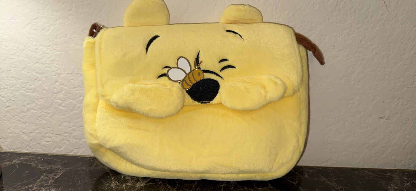 Disney Winnie The Pooh 10 Inch Plush Women's Crossbody Bag ONE SIZE