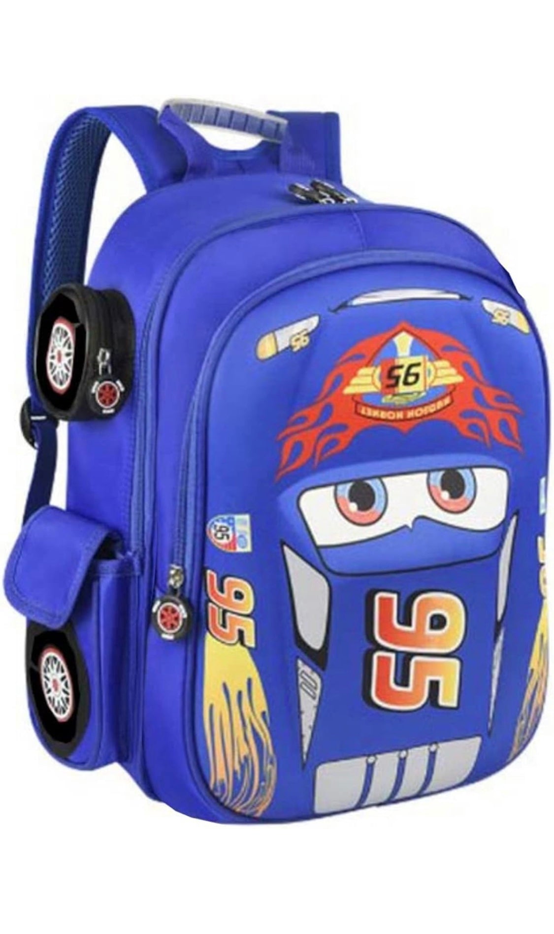 Waterproof backpack for children, truck, car, cartoon, comic, kindergarten, pre-primary school children, backpack for children, Blue, Cute