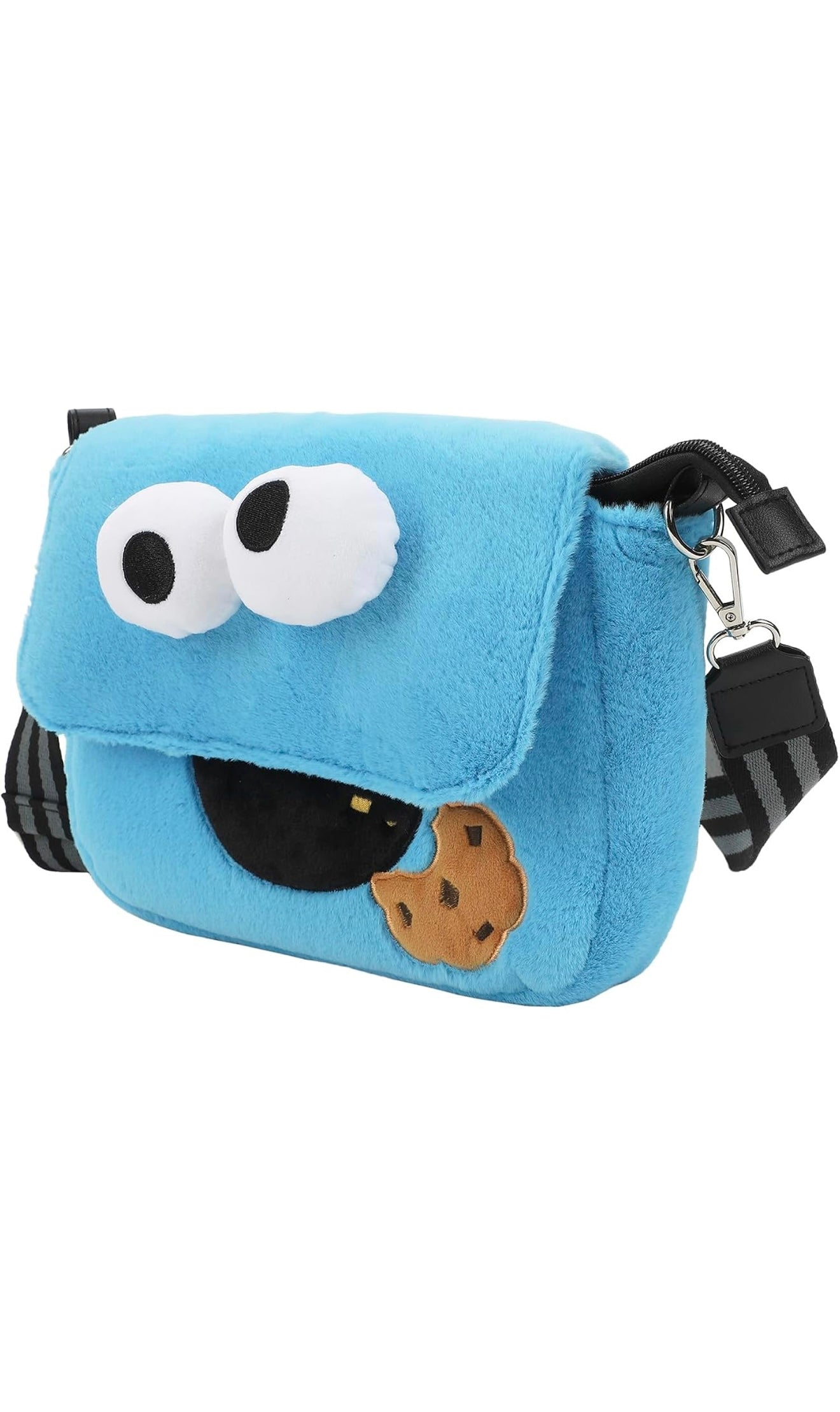 Sesame Street Cookie Monster 26 CM Plush Women's Crossbody Bag ONE SIZE