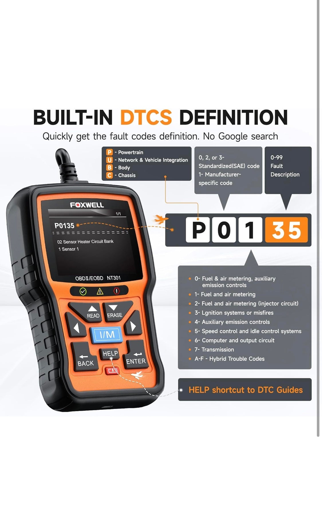 scanner FoXWELL NT301  professional