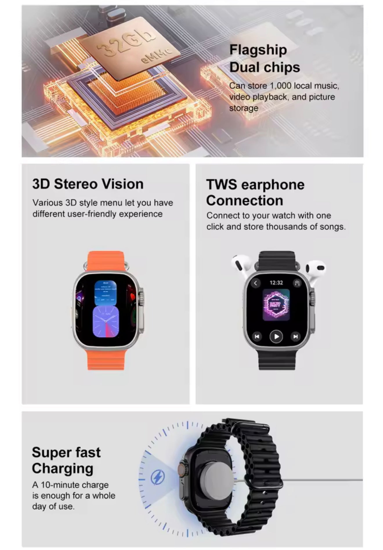2025 new original watches DT Ultra 3 Pro smart watch men Google map NFC GPS Tracker HD BT call IP68 waterproof Smartwatch Unisex