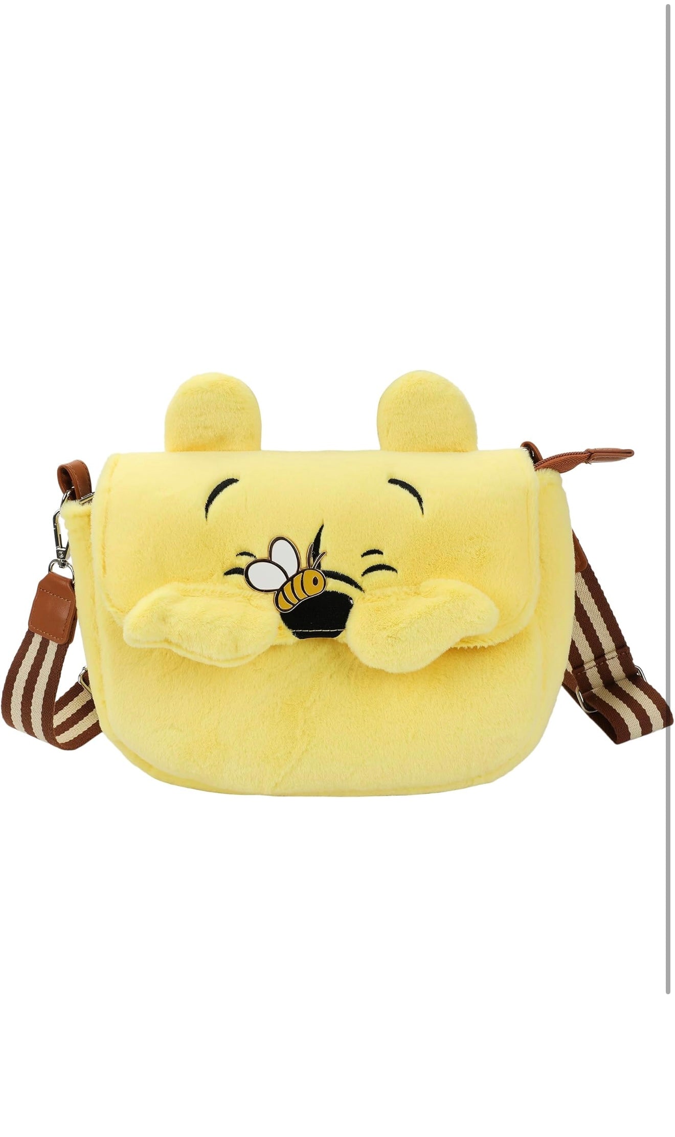 Disney Winnie The Pooh 10 Inch Plush Women's Crossbody Bag ONE SIZE
