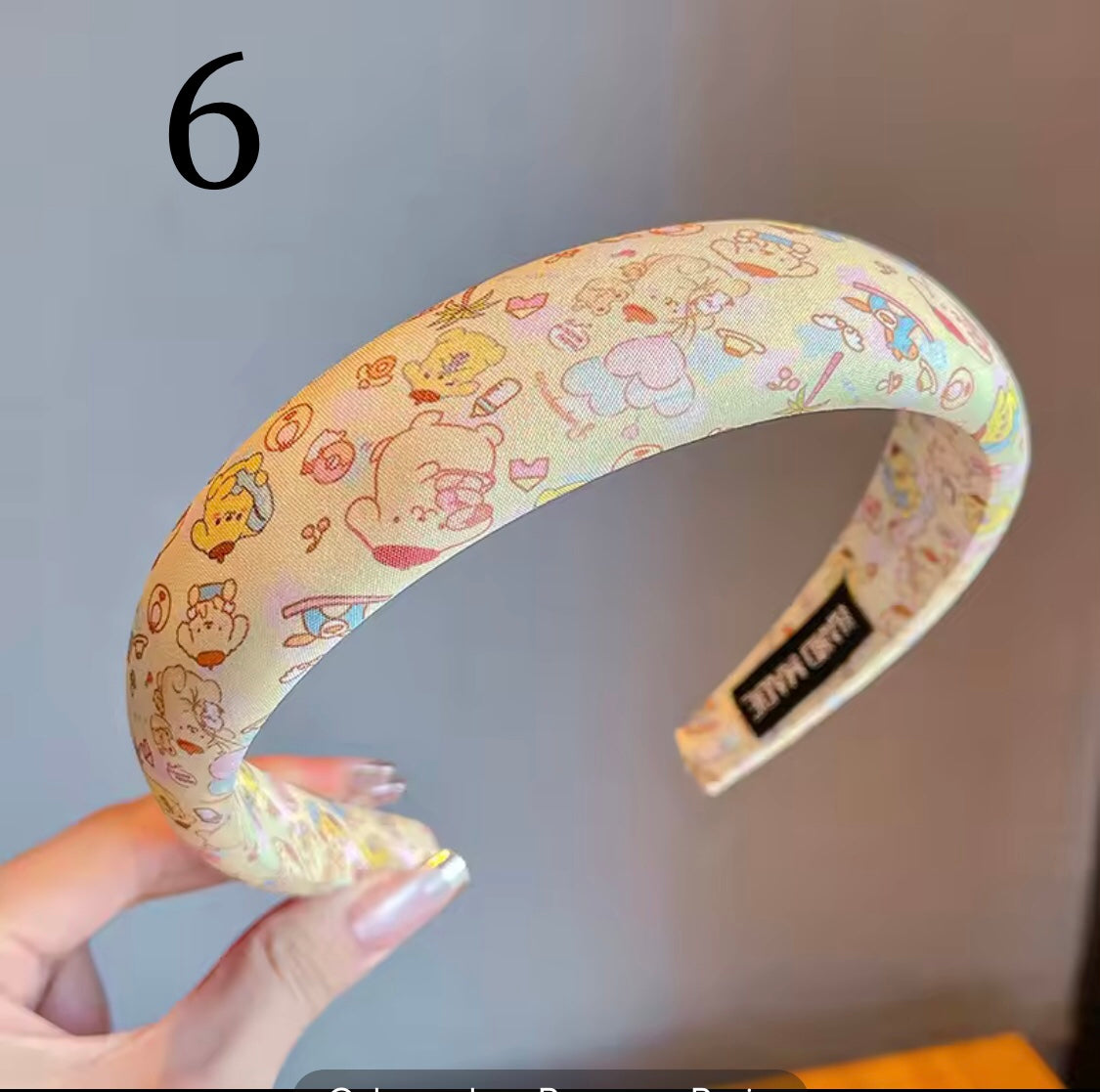 Sanliou Cute Kuromi Headbands for Girls, Non-Slip Headbands for Girls, Bangs, Puzzle Artifact for Gift