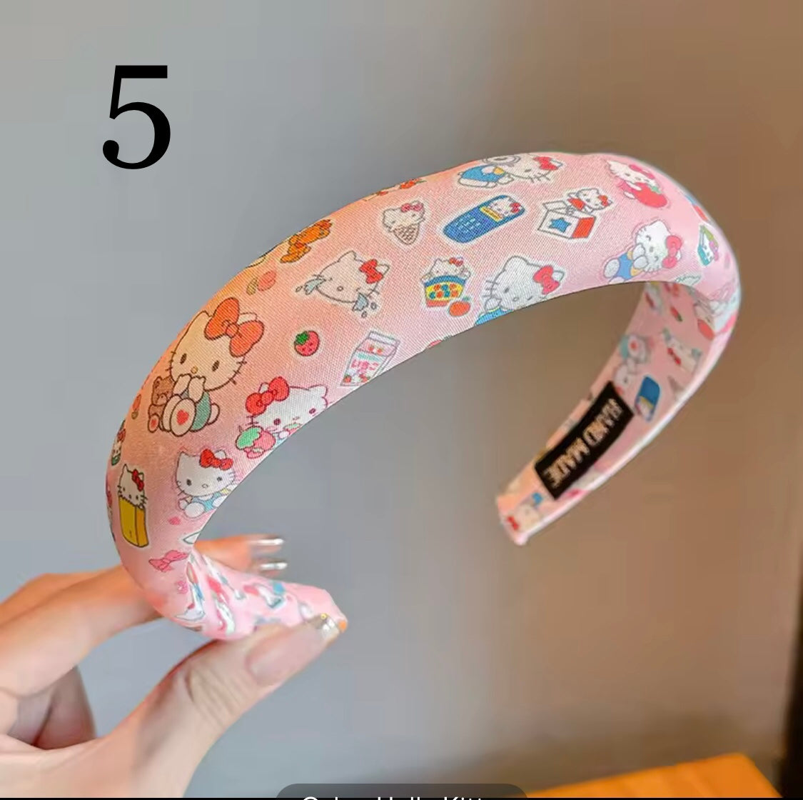 Sanliou Cute Kuromi Headbands for Girls, Non-Slip Headbands for Girls, Bangs, Puzzle Artifact for Gift