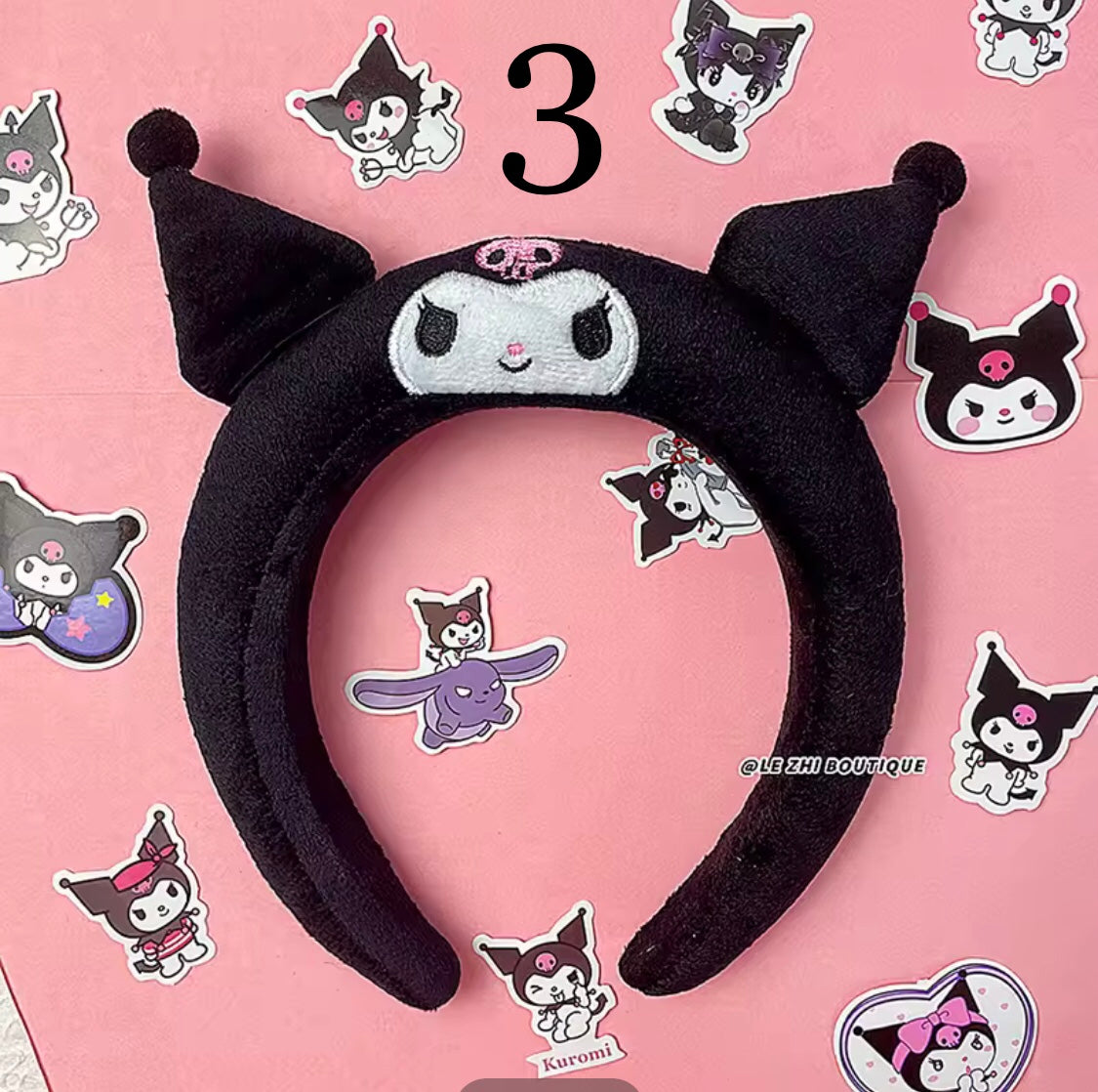 Spa Headband for Face Wash, Hair Accessories, Anime Cartoon Plush Headdress, Gift for Girls, Soft Headband for Face Makeup, Wash, Party, Halloween Christmas.