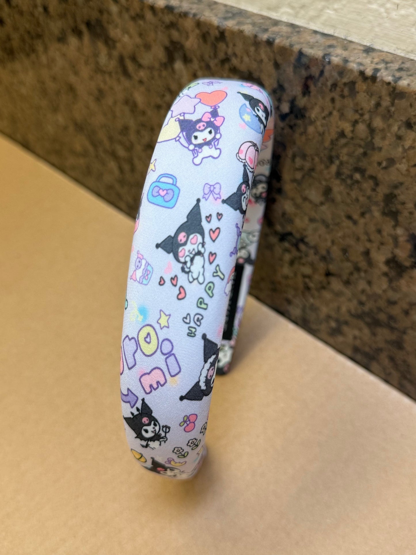 Sanliou Cute Kuromi Headbands for Girls, Non-Slip Headbands for Girls, Bangs, Puzzle Artifact for Gift,BUY 2 and 1 FREE