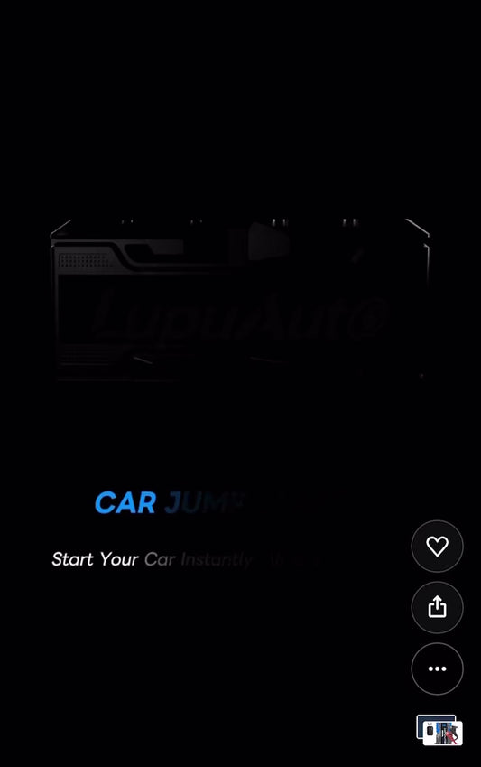 3000A Jump Starter, 12V Portable Battery Charger, Auto Battery Booster 6000mAh Jump Pack with Smart Jumper Clamps for Up to 9.0L Gas & 7.0L Diesel Engines, Booster Pack with Built-in LED Light